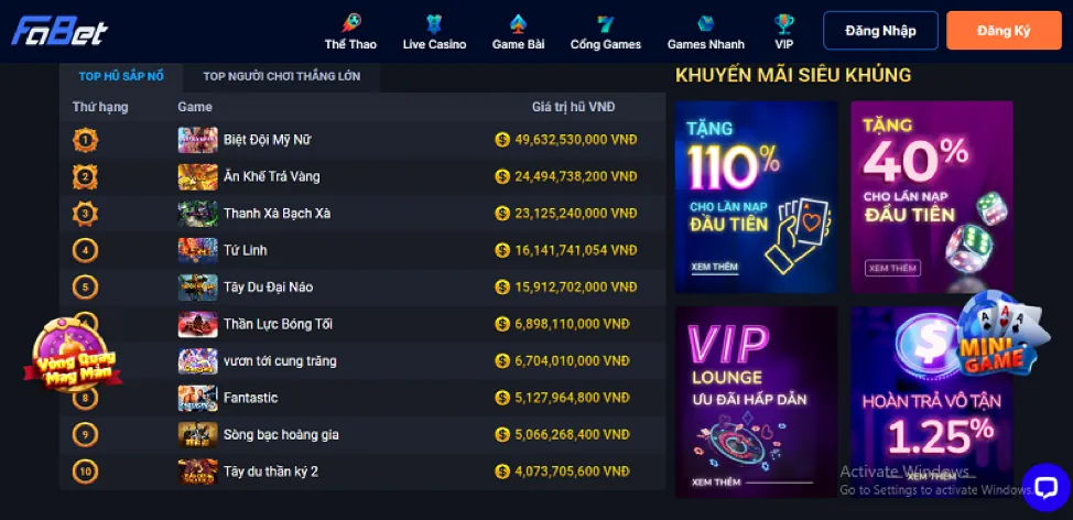 Cá cược E-sports các giải đấu lớn tại goal123 khuyến mãi